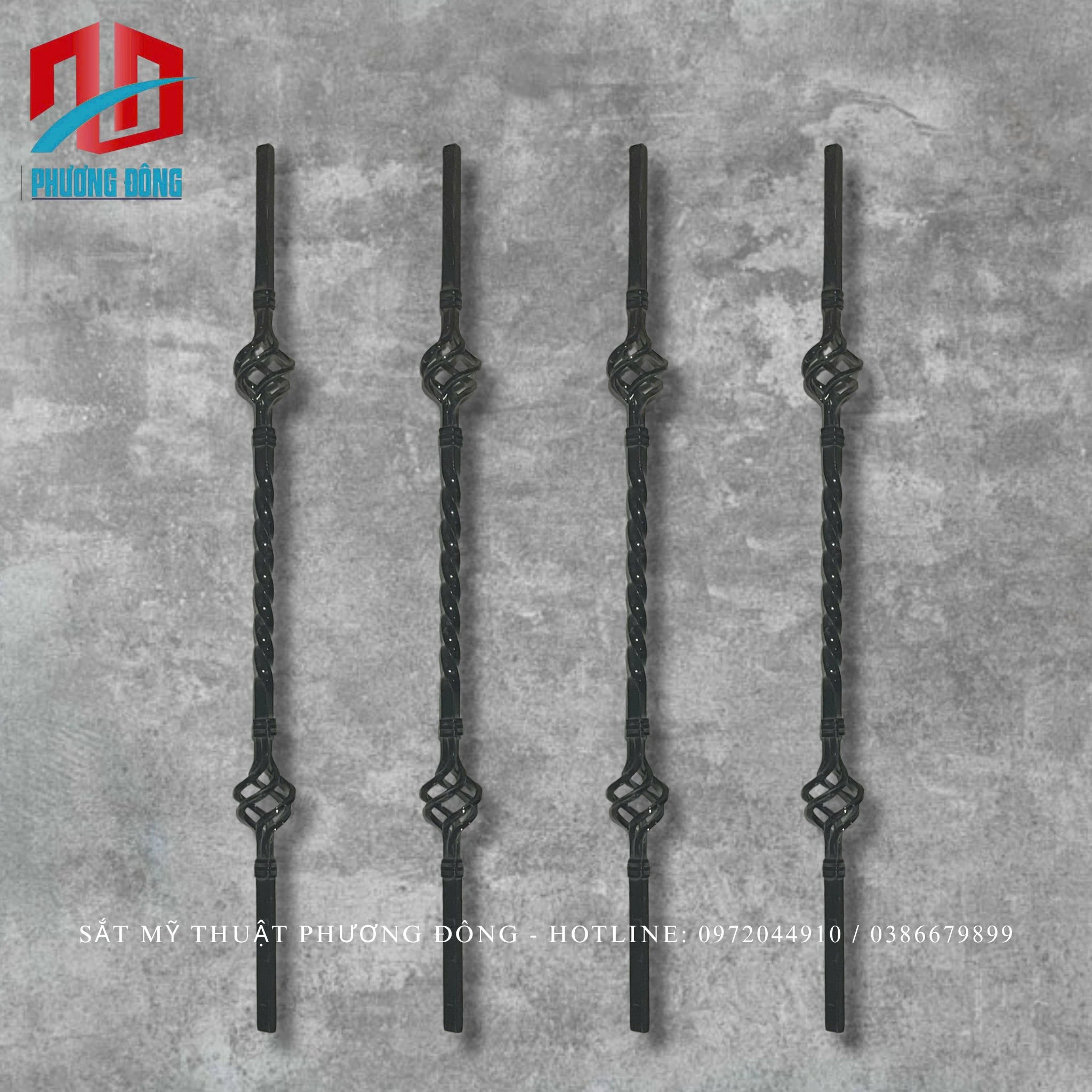 Thanh con tiện thẳng 2 rọ