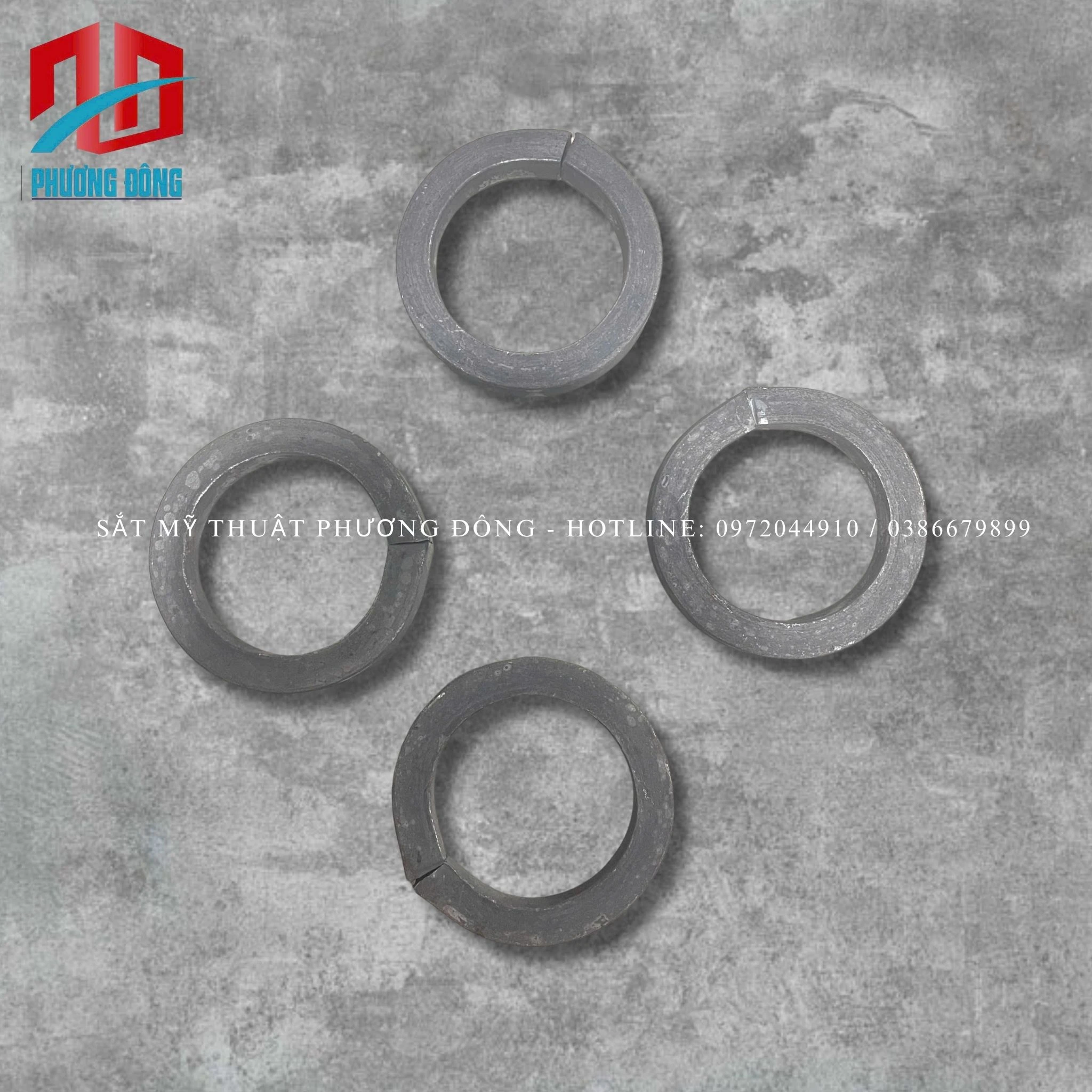 Chữ O sắt đặc