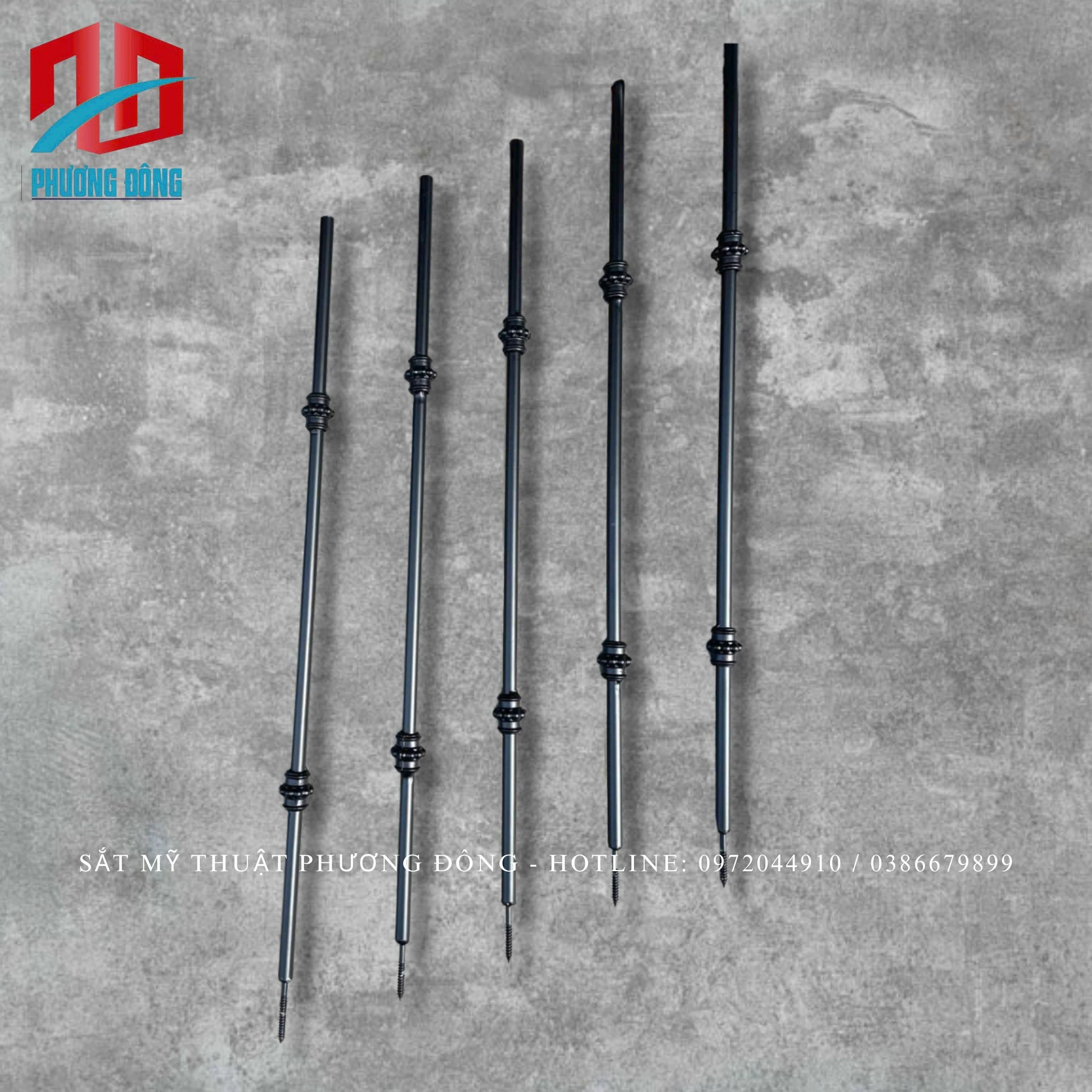 Thanh con tiện tròn 2 xỏ bi