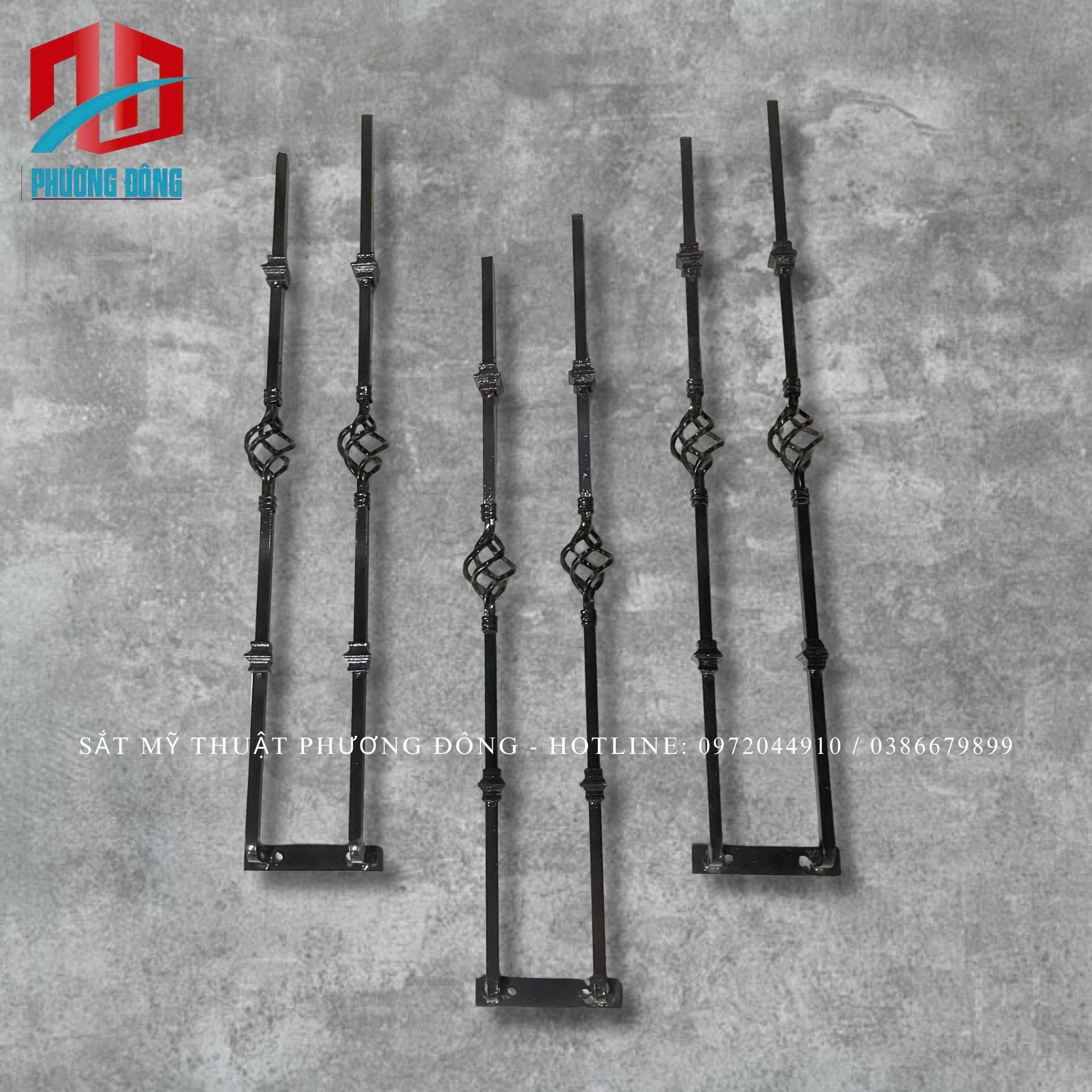 Cụm 2 thanh con tiện thẳng 1 rọ 2 xỏ